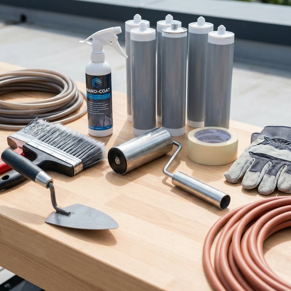 Roof refurbishment & nanotechnology surface protection supporting image