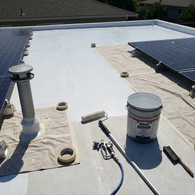 Durable roof coating