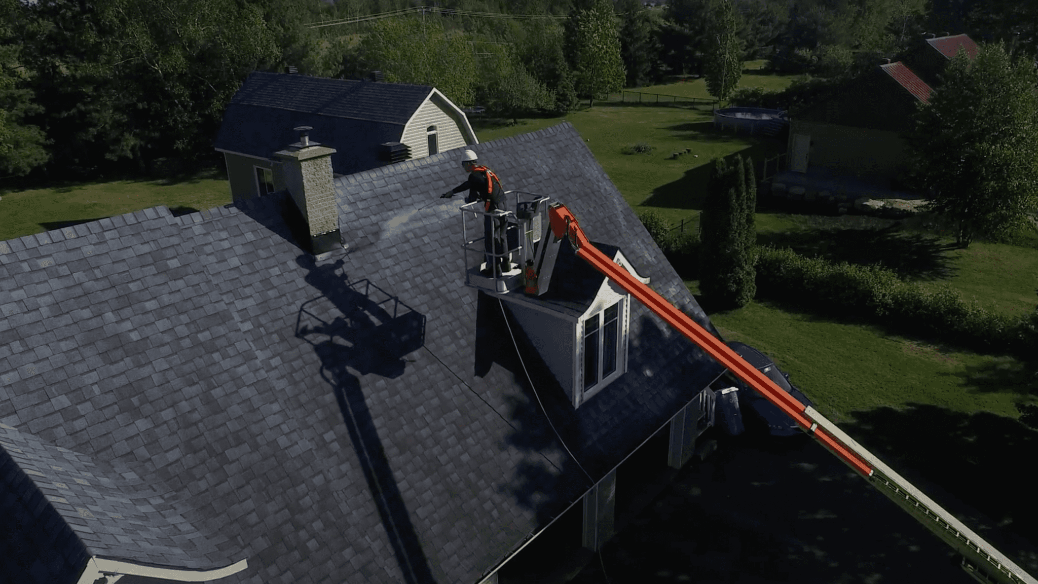 Professional Roof Refurbishment & Nanotechnology Surface Protection work by Toitures et Surfaces Nano Pro